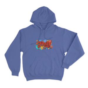 Color Burst Hoodie Blue