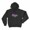 Pop Script Hoodie Black
