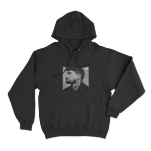 Profile Tattoo Hoodie Black