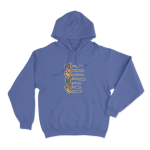 Spicy Emotions Hoodie Blue