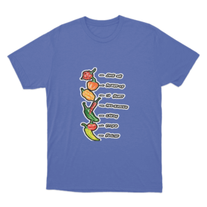 Spicy Emotions T Shirt Blue